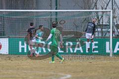 Bezirksliga - Saison 2024/25 - FC Gerolfing - FC Fatih Ingolstadt - Der 2:0 Führungstreffer durch Oliver Stanisavovski (Nr.5 - FC Gerolfing) - Torwart Marco Ernhofer (Nr.22 - FC Fatih) - jubel - Foto: Meyer Jürgen
