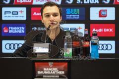 3. Liga; FC Ingolstadt 04 - TSV Havelse; Interview Pressekonferenz Pressesprecher Manuel Baumgärtner (FCI)