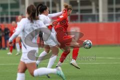 2. Bundesliga Frauen - Saison 2023/24 - FC Ingolstadt 04 Frauen - FC Carl Zeiss Jena - Nina Penzkofer (Nr.29 - FCI) - Gora Lisa weiss Jena - Foto: Meyer Jürgen