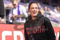 3. Liga; VfL Osnabrück - FC Ingolstadt 04; vor dem Spiel Cheftrainerin Sabrina Wittmann (FCI)