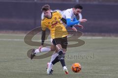 AUDI - Schanzer Amateur Cup - Halbfinale 2 - Saison 2024/25 - TSV Lichtenau - SV Hundszell - Marco Lustig gelb Lichtenau - Stefan Härdl weiss Hundszell - Foto: Meyer Jürgen