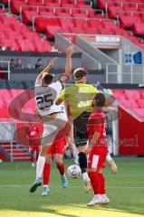 Toto Pokal - Saison 2022/2023 - FC Ingolstadt 04 - Türkspor Augsburg -  Batuhan Tepe (Nr.33 - Türkspor Augsburg) - Arian Llugiqi (Nr.25 - FCI) - Foto: Meyer Jürgen