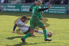 Fussball - Kreisliga - FC Gerolfing - SV Karlshuld - Christian Träsch Fc Gerolfing - Hope Agubuokwu grün Karlshuld - Foto: Meyer Jürgen