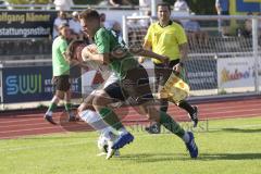 Bezirksliga - Saison 2023/2024 - TSV Gaimersheim - Grüne Heide - Nicolae von Swiontek Brezinski (Nr.17 - Gaimersheim) - Florian Thoss grün Grüne Heide - Foto: Meyer Jürgen