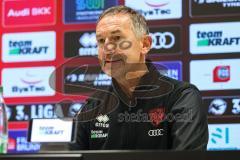 3. Liga; FC Ingolstadt 04 - Rot-Weiss Essen; Pressekonferenz Interview Cheftrainer Achim Beierlorzer (FCI)