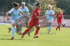 2. Frauen-Bundesliga - Saison 2021/2022 - FC Ingolstadt 04 - Bor. Bocholt - Slipcevic Ivana (#23 FCI) - Oliveira Leite #17 blau Bocholt - Foto: Meyer Jürgen