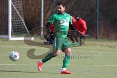 Freundschaftsspiel - Türk SV Ingolstadt - SV Manching - Saison 2023/23 - Abdel Abou-Khalil grün Manching - Foto: Meyer Jürgen