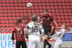 3. Liga - Fußball - FC Ingolstadt 04 - SV Meppen - Stefan Kutschke (30, FCI) Filip Bilbija (35, FCI) Guder René (18  Meppen)
