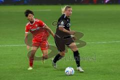DFB - Pokal - Frauen - Saison 2022/2023 - FC Ingolstadt 04 -  FC Bayern München - Ebert Lisa (Nr.10 - FC Ingolstadt 04 ) - Saki Kumagai (Nr.3 - FC Bayern München) - Foto: Meyer Jürgen