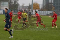 Bayernliga Süd - Saison 2021/2022 - FC Ingolstadt 04 II - TSV 1860 München II - Gashi Egson (#7 FCI) reklamiert ein Handspiel beim Schiedsrichter - Foto: Meyer Jürgen