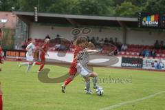 DFB Pokal Frauen Runde 1- Saison 2020/2021 - FC Ingolstadt 04 - SG99 Andernach - Reischmann Stefanie (#21 FCI) - Brückel Zoe weiss Andernacht - Foto: Meyer Jürgen