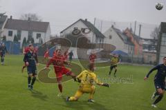 Bayernliga Süd - Saison 2021/2022 - FC Ingolstadt 04 II - TSV 1860 München II - Meikis Fabio (#19 FCI) - Szekely György Torwart München  - Foto: Meyer Jürgen