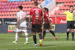 3. Liga - FC Bayern 2 - FC Ingolstadt 04 - Tor Jubel Caniggia Ginola Elva (14, FCI) 1:0