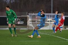 2.BL; Testspiel; FC Ingolstadt 04 - Würzburger Kickers; Torchance verpasst Patrick Schmidt (32, FCI) Torwart Perez Hintermeier Maximilian (33 FWK)