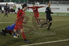 Bayernliga Süd - Saison 2021/2022 - FC Ingolstadt 04 II - VFR Garching - Der 1:0 Führungstreffer durch Domislic Renato (#17 FCI) - jubel - Dachs Dominic Torwart Garching - Foto: Meyer Jürgen