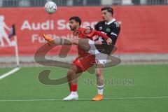 Bayernliga Nord - Saison 2023/24 - FC Ingolstadt 04 II - DJK Ammerthal - Muhammed Atak (Nr.25 - FCI) - Koc Deniz schwarz Ammerthal  - Foto: Meyer Jürgen