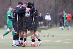 Kreisliga - Saison 2023/24 - FC Fatih Ingolstadt - SV Denkendorf - Der 1:1 Ausgleichstreffer durch Akif Abasikeles schwarz Fatih - jubel - XXXXX - Foto: Meyer Jürgen