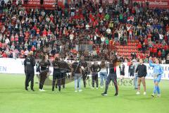 DFB - Pokal - Frauen - Saison 2022/2023 - FC Ingolstadt 04 -  FC Bayern München - Nach dem Spiel - Foto: Meyer Jürgen