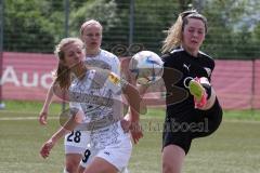 2. Fußball-Liga - Frauen - Saison 2022/2023 - FC Ingolstadt 04 -  SG 99 Andernach - Erjona Zani (Nr.7 - FCI Frauen) -Wagner Alina weiss Andernach -  Schüller Dana #19 Andernach - Foto: Meyer Jürgen