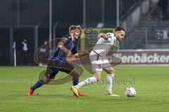 3. Liga; SV Waldhof Mannheim - FC Ingolstadt 04; Patrick Schmidt (9, FCI) Zweikampf Kampf um den Ball