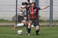 2. Bundesliga Frauen - Saison 2025/26 - FC Ingolstadt 04 Frauen - Borussia Mönchengladbach - Katharina Reikersdorfer (Nr.20 - FC Ingolstadt Frauen I) - Kessels Imke weiss M`Gladbach  - Foto: Meyer Jürgen