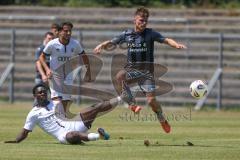 Bayernliga Nord - Saison 2025/26 - FC Ingolstadt 04 II - SV Weiden - Gedeon Ambrosio (Nr.28 - FC Ingolstadt II) - Ruda Martin Weiden grau - Foto: Meyer Jürgen