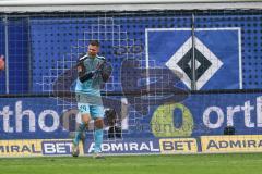 2.BL; Hamburger SV - FC Ingolstadt 04; Tor gegen Ingolstadt Torwart Fabijan Buntic (24, FCI) schreit