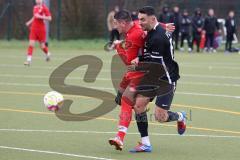 Bezirksliga - Saison 2022/2023 - FC Fatih Ingolstadt - BC Attaching - Mimes Gurbeta rot Attaching - Mehmet Sin schwarz Fatih Ing.- Foto: Meyer Jürgen