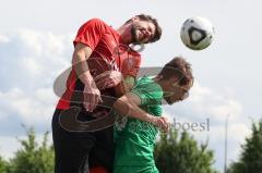 Relegation zur Bezirksliga - TSV Gaimersheim - BC Attaching - Carlo Leilich grün Gaimersheim - Mathias Staudigl rot Attaching - Foto: Jürgen Meyer