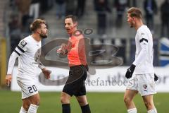 3. Liga; SV Waldhof Mannheim - FC Ingolstadt 04 - Yannick Deichmann (20, FCI) Benjamin Kanuric (8, FCI)