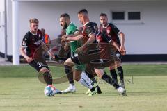 Testspiel - 2. Bundesliga - VfB Eichstätt - FC Ingolstadt 04 - Maximilian Wolfram (8, FCI) Maximilian Neuberger (38, FCI) Yassin Ben Balla (28, FCI) Michael Heinloth (17, FCI)