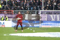 3. Liga; VfL Osnabrück - FC Ingolstadt 04; vor dem Spiel Torwart David Klein (47, FCI)