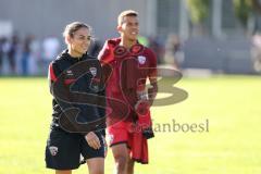 Toto-Pokal; FSV Harthof München - FC Ingolstadt 04; Cheftrainerin Sabrina Wittmann (FCI) Marcel Costly (22, FCI)
