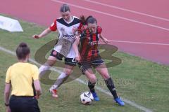 2. Bundesliga Frauen - Saison 2024/25 - FC Ingolstadt 04 Frauen - Eintracht Frankfurt II - Stefanie Reischmann (Nr.24 - FCI Frauen) - Zimmermann Tessa weiss Frankfurt - Foto: Meyer Jürgen