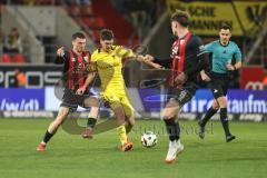 3. Liga; FC Ingolstadt 04 - Alemannia Aachen; Dennis Borkowski (7, FCI) Tim Heike (9, FCI)