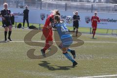 2. Frauen-Bundesliga Süd - Saison 2020/2021 - FC Ingolstadt 04 - FC Würzburger Kickers - Der 3:0 Führungstreffer durch Maier Ramona rot FCI - jubel - Johann Hannah Torwart Würzburg - Foto: Meyer Jürgen