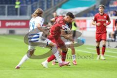 3. Liga; MSV Duisburg - FC Ingolstadt 04; Mads Borchers (9, FCI) Bitter Joshua (29 MSV) Symalla Jan-Simon (23 MSV)