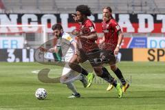 3. Liga - FC Ingolstadt 04 - 1. FC Saarbrücken - Francisco Da Silva Caiuby (13, FCI) Perdedaj Fanol (17 SB) Björn Paulsen (4, FCI)