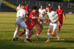 A-Junioren Bundesliga Süd/Südwest - Saison 2021/22 - FC Ingolstadt 04  - SpVgg Greuther Fürth - Davide Sekulovic rot FCI - Lukas Näpflein #2 Greuther Fürth - Foto: Jürgen Meyer