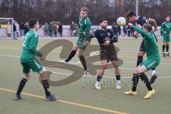 Freundschaftsspiel - FC Fatih Ingolstadt - TV Aiglsbach - Marko Miskovic schwarz FC Fatih beim Kopfball - Foto: Meyer Jürgen