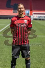 Tobias Schröck (21, FCI) Kapitän; FC Ingolstadt 04; 3.Liga, Porträttermin 2022/2023,