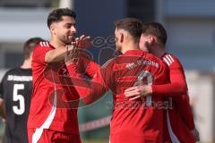 Kreisklasse - Saison 2024/25- Türkisch SV Ingolstadt - TSV Gaimersheim II - Der 1:0 Führungstreffer per Elfmeter durch Avni Avdijaj rot Türkisch - jubel - XXXXX - Foto: Meyer Jürgen