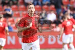 3. Liga; SpVgg Unterhaching - FC Ingolstadt 04; vor dem Spiel Tobias Schröck (21, FCI)