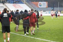 3. Liga - Saison 2025/26 - Waldhof Mannheim  -  FC Ingolstadt 04 - Enttäuschte Gesichter nach dem Spiel - XXXXX - Foto: Meyer Jürgen