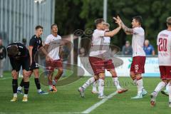 Toto Pokal; TSV Landsberg - FC Ingolstadt 04; Tor Jubel Treffer Simon Lorenz (32, FCI) 3:5 Jonas Scholz (15, FCI) Marcel Costly (22, FCI)