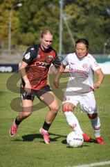 DFB—Pokal 1. Hauptrunde -  Saison 2026/27  - FC Ingolstadt 04 Frauen - 1. FSV Mainz 05 - Teresa Fritzberg (Nr.26 - FCI Frauen) - Takizawa Rio weiss Mainz - Foto: Meyer Jürgen