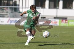 Kreisliga - Saison 2023/2024 - FC Gerolfing - Türk SV Ingolstadt - Philipp Haunschild grün Gerolfing - Foto: Meyer Jürgen
