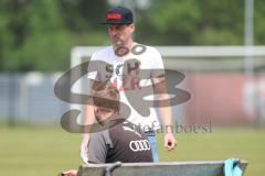 Bayernliga Nord - Saison 2023/24 - FC Ingolstadt 04 II - TSV Abtswind - Thomas Karg Trainer (FCI) - XXXXX - Foto: Meyer Jürgen