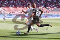 3. Liga; FC Ingolstadt 04 - Hallescher FC; Leon Guwara (6, FCI) Halangk Lucas (16 Halle)