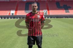 Patrick Schmidt (9, FCI) ; FC Ingolstadt 04; 3.Liga, Porträttermin 2022/2023,